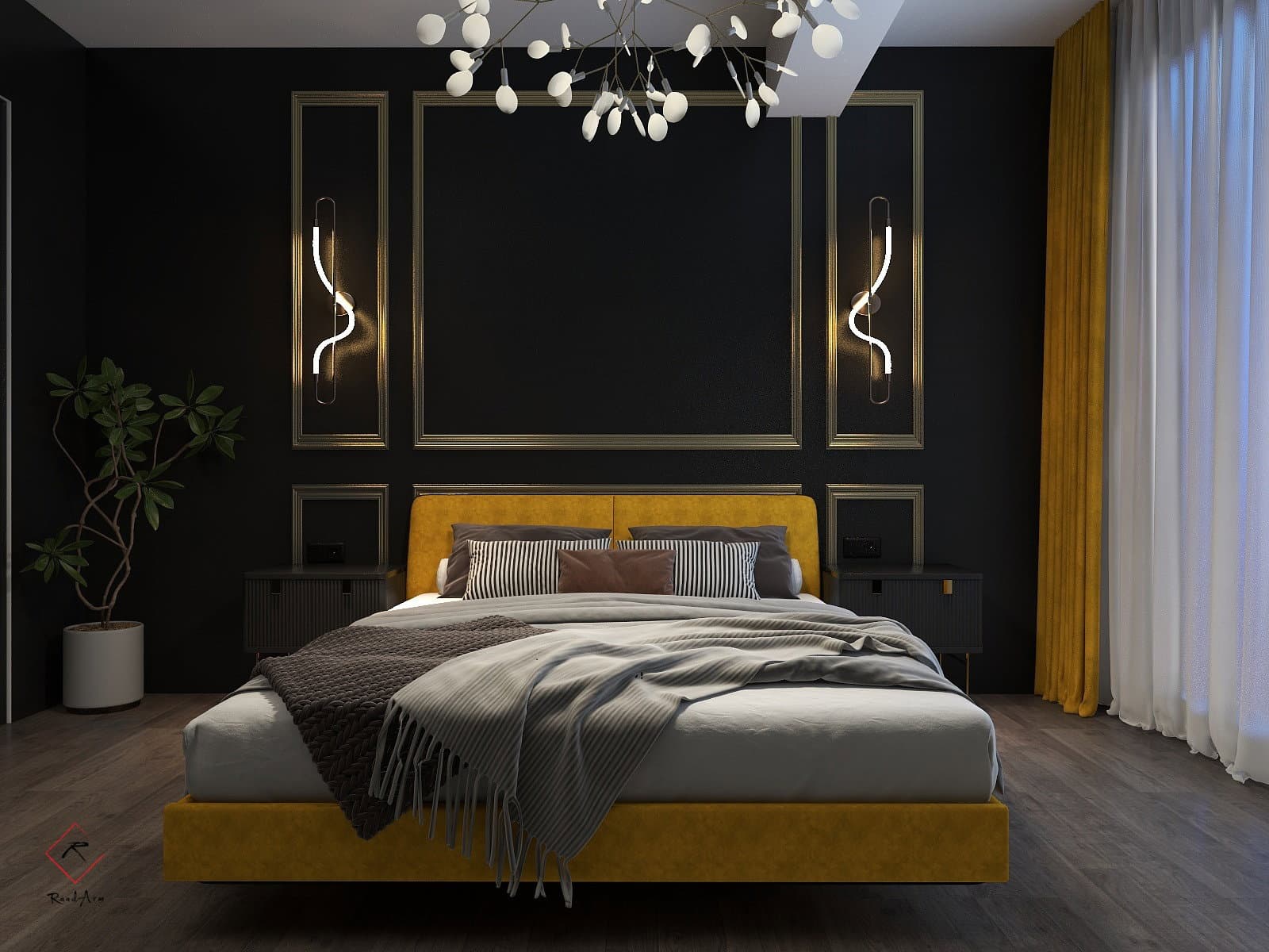 Imagine din proiectul Apartament L.P., randări, cadrul 7 din 14