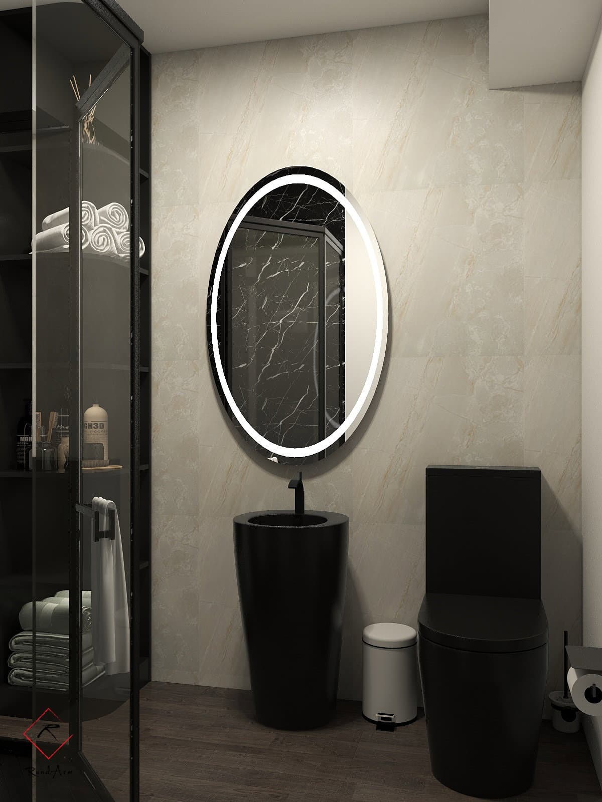 Imagine din proiectul Apartament L.P., randări, cadrul 9 din 14