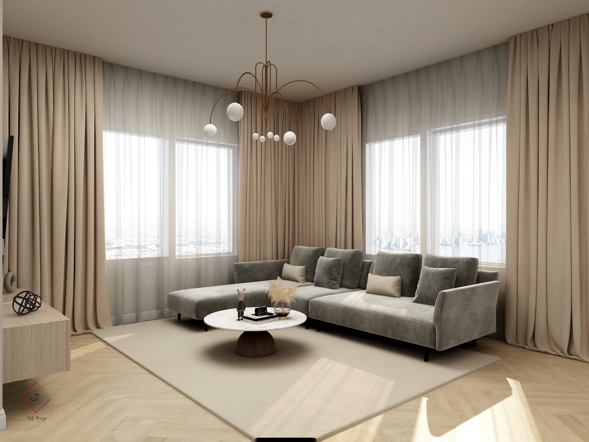 Imagine din proiectul Casa A.L., randări, cadrul 3 din 7
