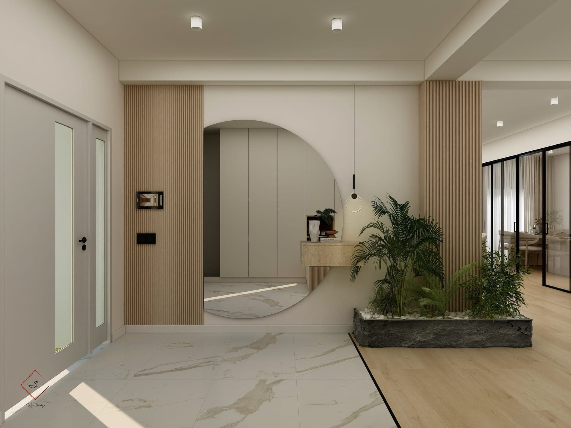 Imagine din proiectul Parter Casa I.B., cadrul 2 din 12