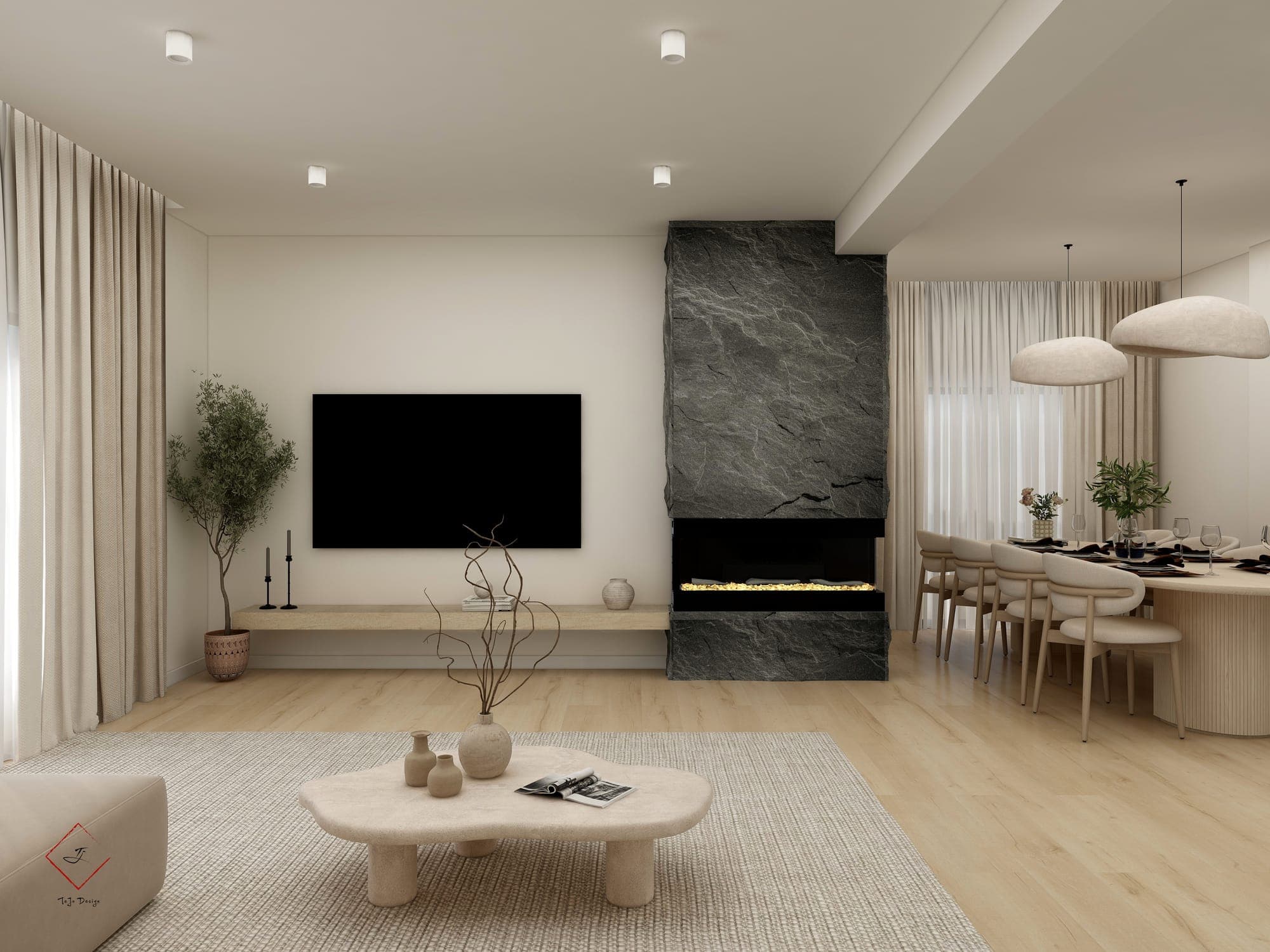 Imagine din proiectul Parter Casa I.B., cadrul 4 din 12