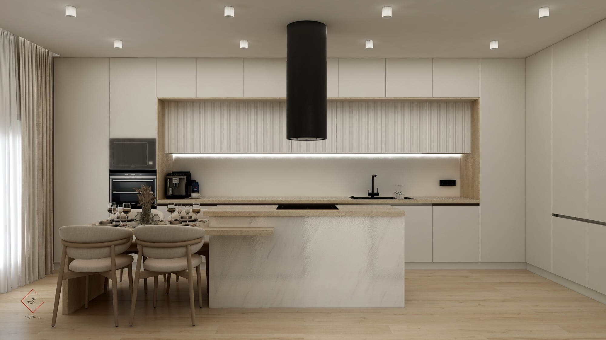 Imagine din proiectul Parter Casa I.B., cadrul 7 din 12