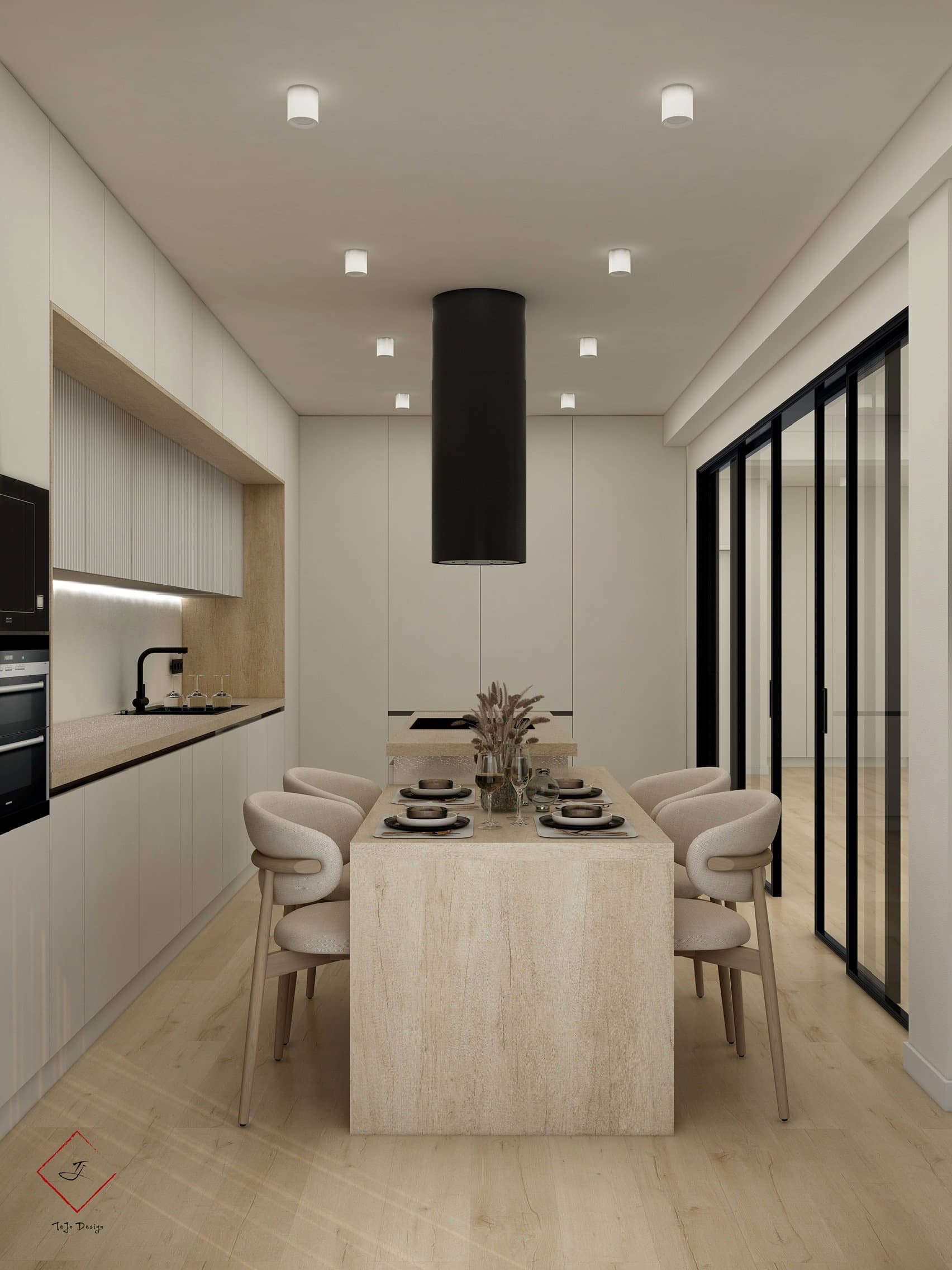 Imagine din proiectul Parter Casa I.B., cadrul 8 din 12